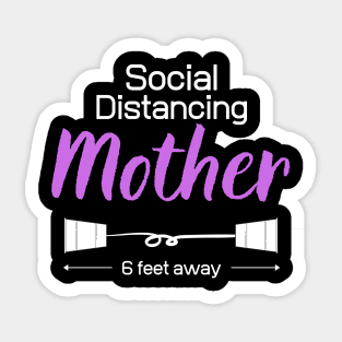 Social Distancing Mom Sticker